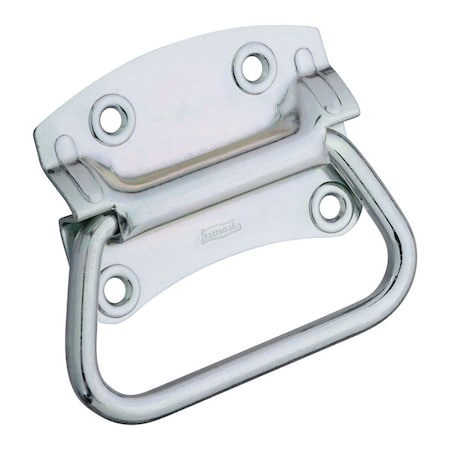 National Hardware National Hardware Chest Handle Zinc-Plated Steel Chest Handle 4 in. 1 pk N117-077